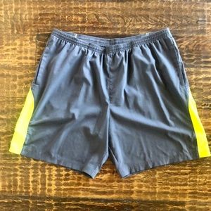 Fila Sport Grey and Yellow Athletic Shorts - Size XXL (EUC)